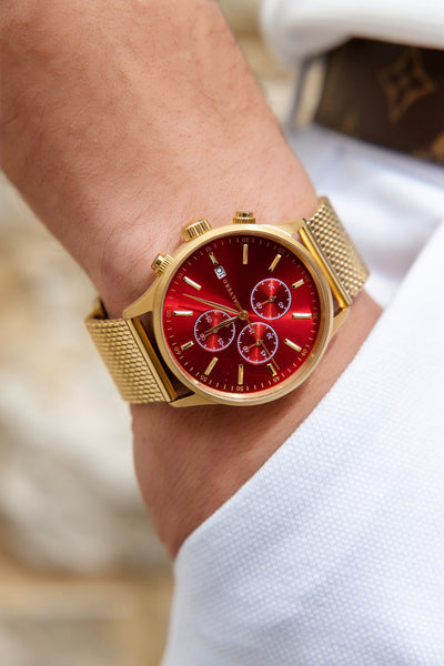 Timeless Set ~ Corso Luxe Gold Rose Watch & Vero Bracelet Luxe Gold