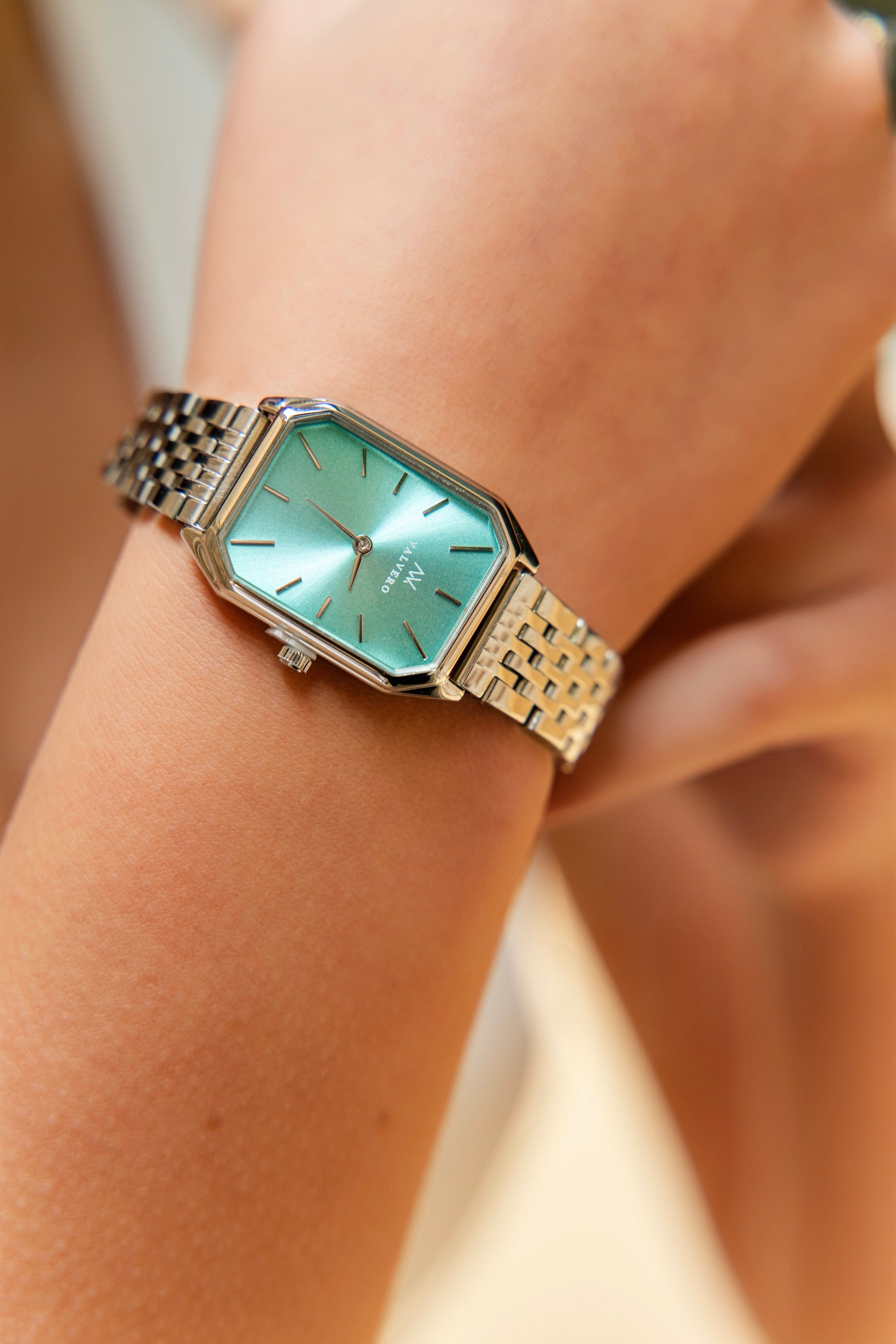 Elliana Watch - Sterling Teal