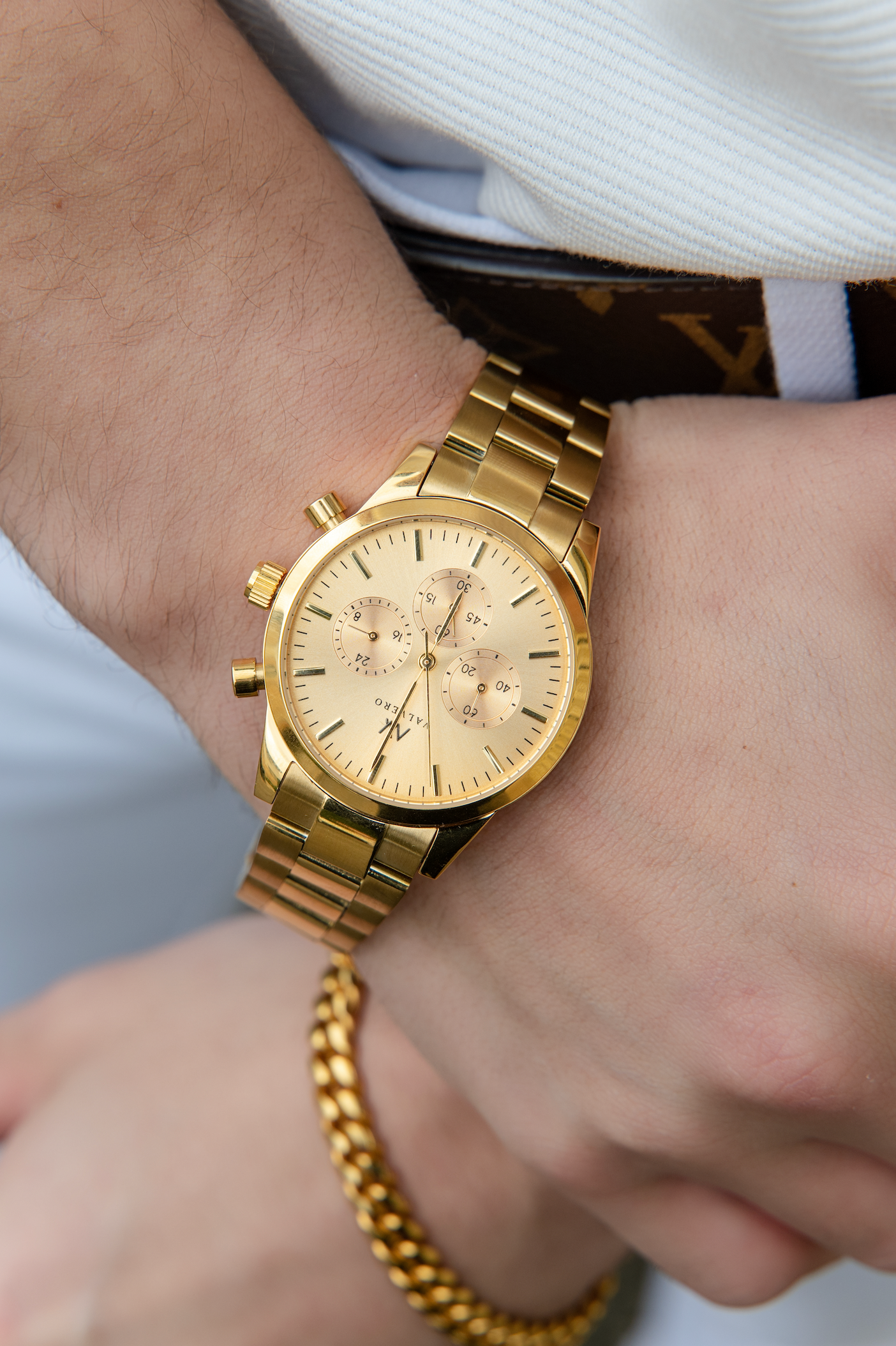 Timeless Set ~ Fiero Luxe Gold Watch &  Vero Bracelet Luxe Gold