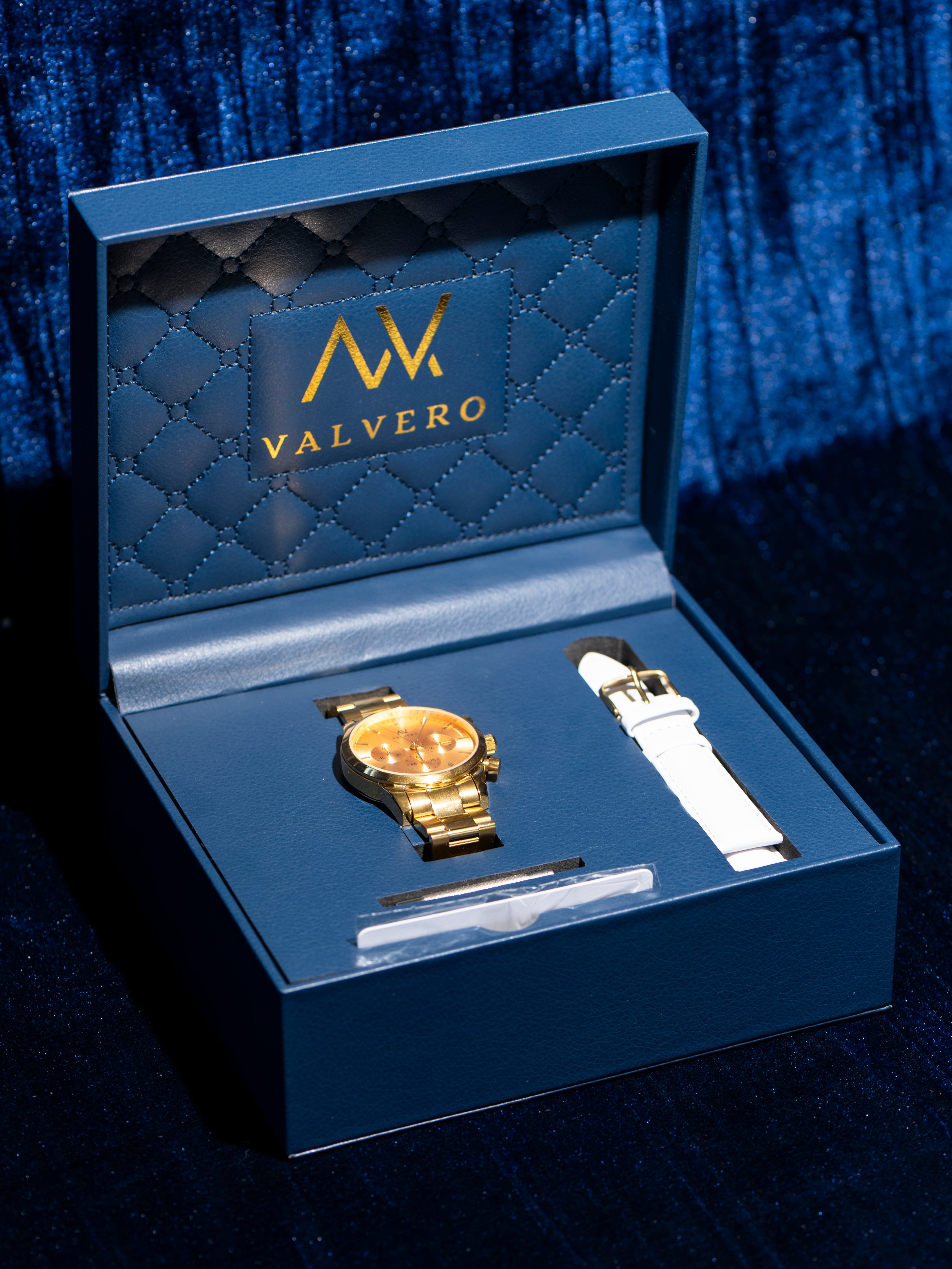 Timeless Set ~ Fiero Luxe Gold Watch &  Vero Bracelet Luxe Gold
