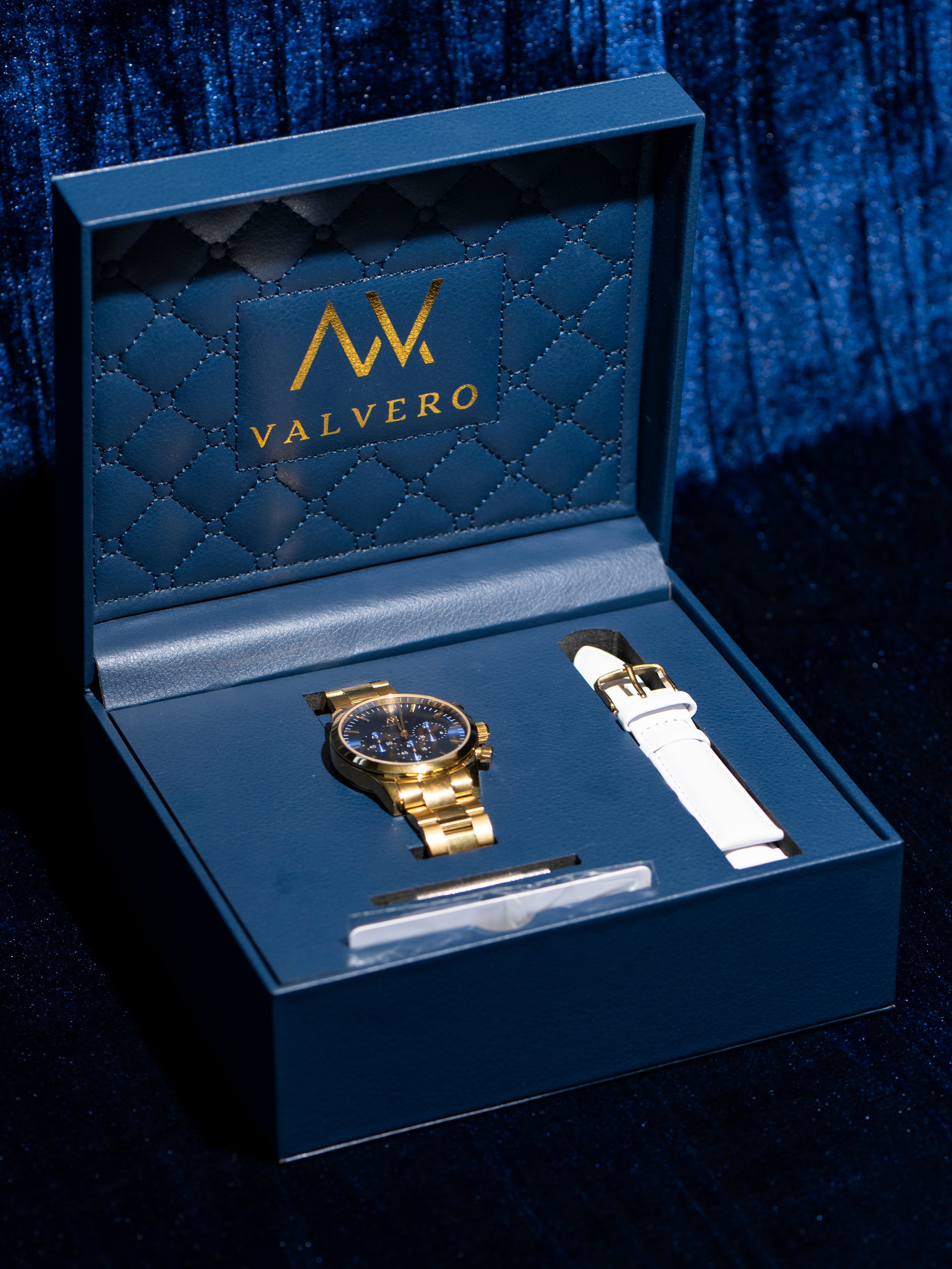 Fiero Watch - Luxe Gold Sapphire