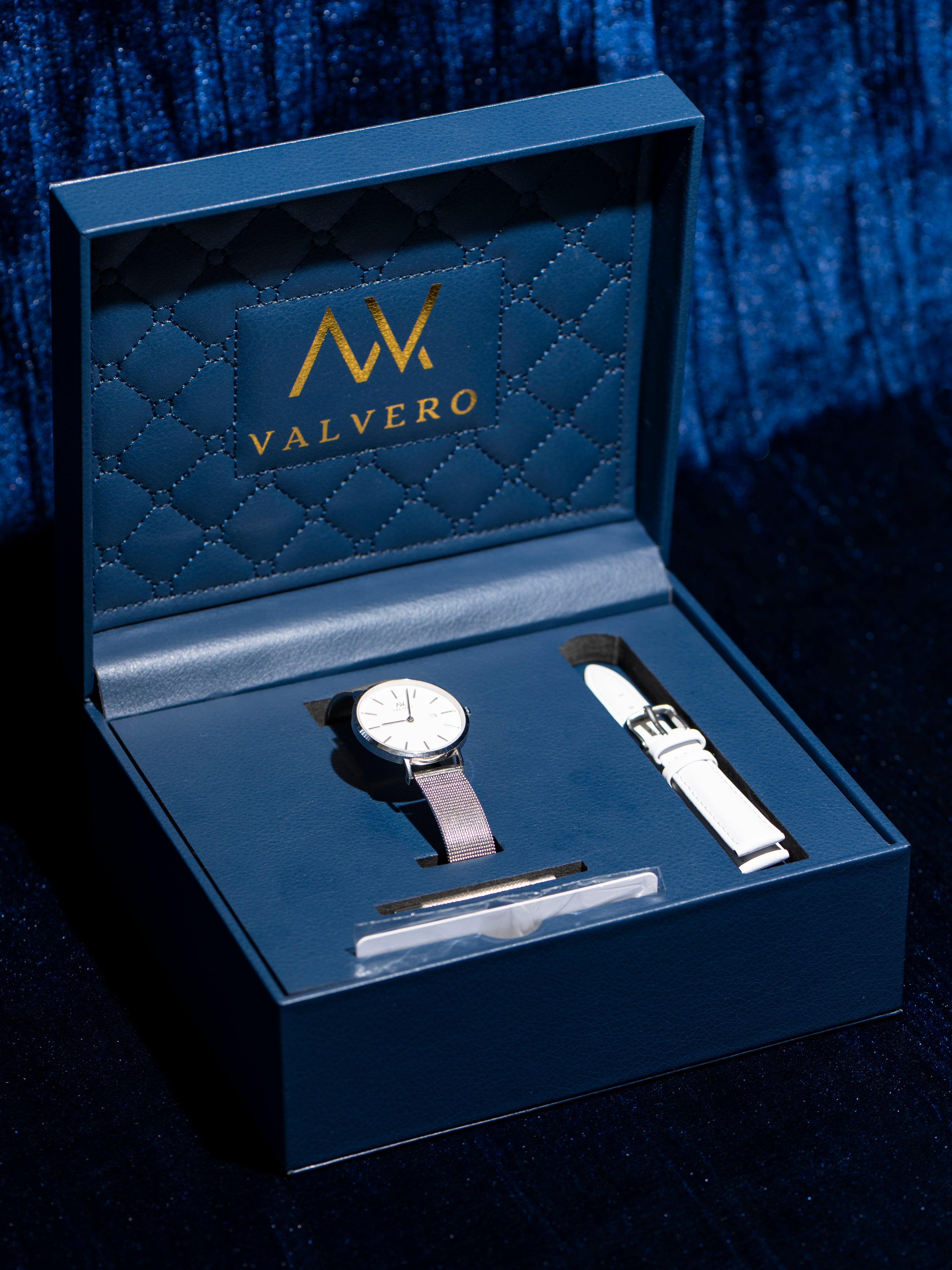 Amara Petite Watch - Sterling Ivory